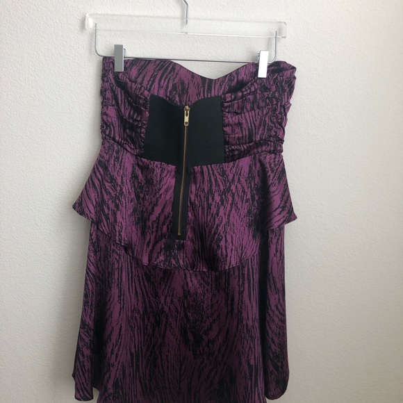 Dolce Vita 100% Silk Strapless Dress - Picture 2 of 8